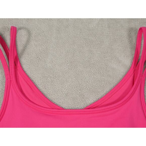 Danskin Womens Pink Scallop Crop Tank Size L - Picture 5 of 11